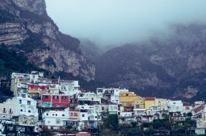 A foggy morning in Positano